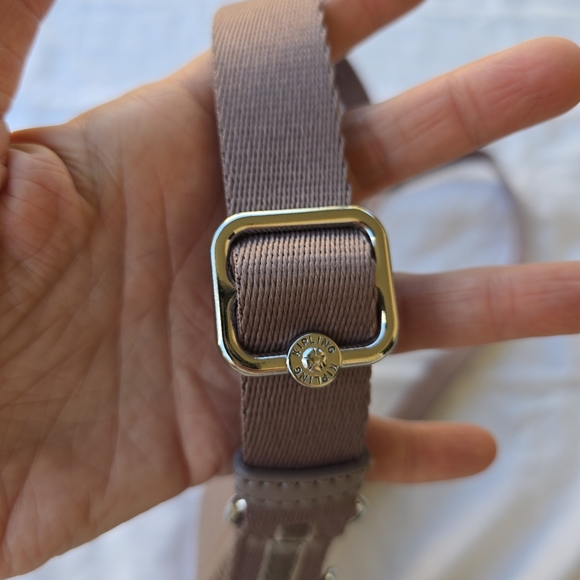 Kipling Women's Girl's Mink Glam Shimmer Maria Crossbody Bag - Picture 8 of 8